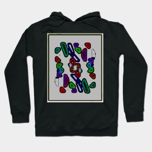 Neon Fragments Three Hoodie